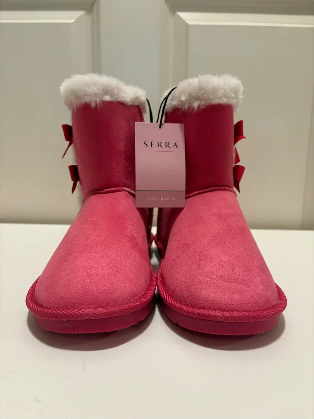 Pink Serra Cozy Boots NWT